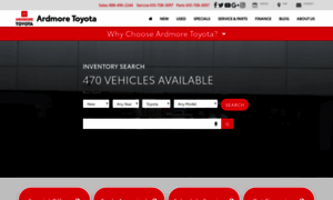 Ardmoretoyota.calls.net thumbnail