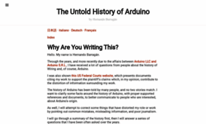 Arduinohistory.github.io thumbnail