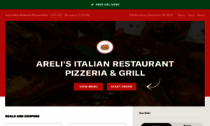 Arelisitalianmenu.com thumbnail