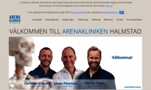 Arenaklinikenhalmstad.se thumbnail