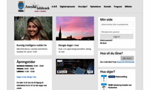 Arendalbibliotek.no thumbnail