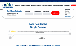 Aretepestcontrol.com thumbnail