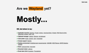 Arewewaylandyet.com thumbnail