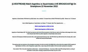 Argentina-vs-saudi-arabia-watch-live-broadcast.hp.peraichi.com thumbnail