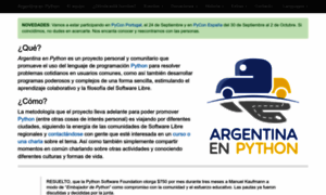 Argentinaenpython.com thumbnail