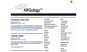 Argology.org thumbnail