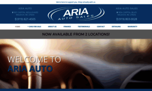 Ariaautosalesinc.com thumbnail