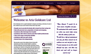 Ariagoldcare.co.uk thumbnail
