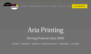 Ariaprinting.com thumbnail