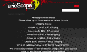Ariescopemerchandise.goodsie.com thumbnail