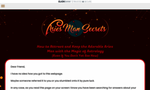 Ariesmansecrets.com thumbnail