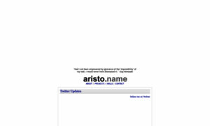 Aristo.name thumbnail