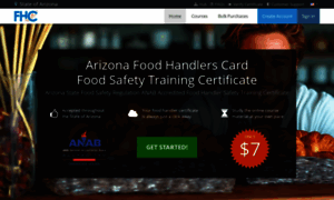 Arizona.foodhandlerclasses.com thumbnail