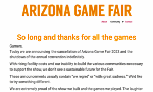 Arizonagamefair.com thumbnail