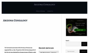 Arizonagenealogy.com thumbnail