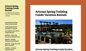 Arizonaspringtrainingcondorentals.com thumbnail