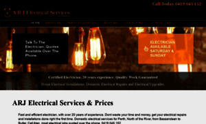 Arjelectricalservices.com.au thumbnail