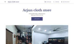 Arjun-cloth-store-clothing-wholesaler.business.site thumbnail
