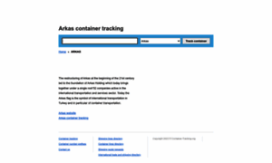 Arkas.container-tracking.org thumbnail