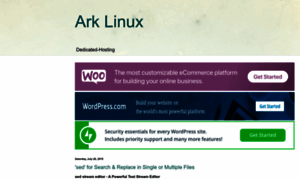 Arklinux.org thumbnail