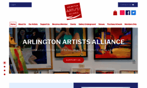 Arlingtonartistsalliance.org thumbnail