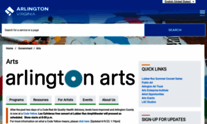 Arlingtonarts.org thumbnail