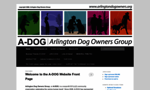 Arlingtondogowners.org thumbnail