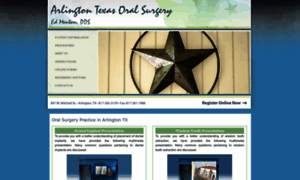 Arlingtontxoralsurgery.com thumbnail