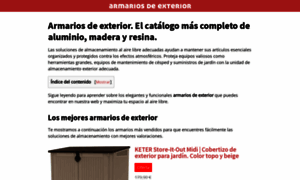 Armariosdeexterior.es thumbnail