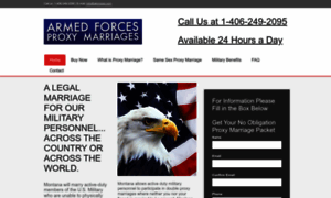 Armedforcesproxymarriages.com thumbnail