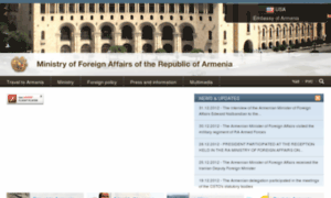 Armeniaforeignministry.am thumbnail
