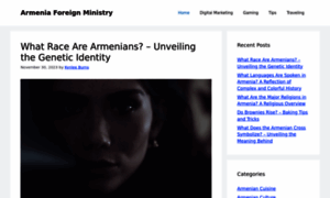 Armeniaforeignministry.com thumbnail