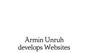 Arminunruh.com thumbnail