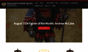 Armoredcombatsports.com thumbnail