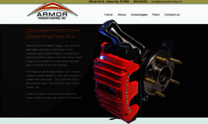 Armorpowdercoating.com thumbnail