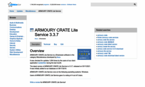 Armoury-crate-lite-service.updatestar.com thumbnail