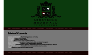 Armstrongmcdonaldfoundation.org thumbnail
