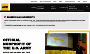 Armyemergencyrelief.org thumbnail
