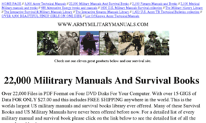 Armymilitarymanuals.com thumbnail