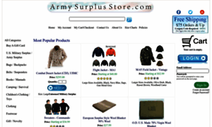 Armysurplusstore.com thumbnail