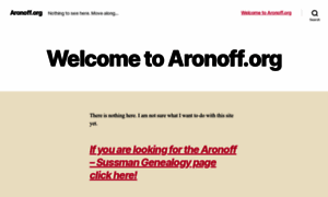 Aronoff.org thumbnail