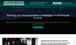 Aroostooktransportation.org thumbnail