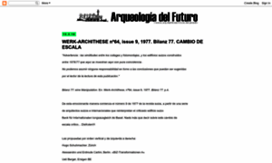 Arqueologiadelfuturo.blogspot.ca thumbnail