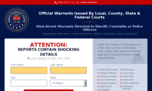 Arrestwarrantfinder.com thumbnail
