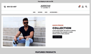 Arrowclothing-preview-com.3dcartstores.com thumbnail