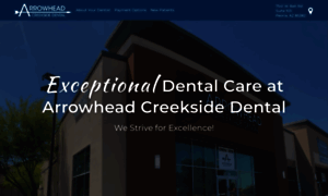 Arrowheadcreeksidedental.com thumbnail