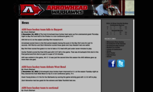 Arrowheadhockey.com thumbnail