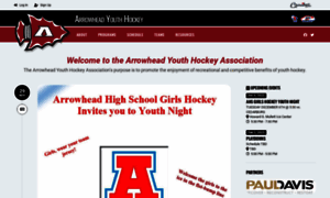 Arrowheadyouthhockey.com thumbnail