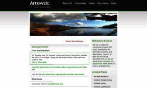 Arrowsic.org thumbnail