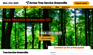 Arrowtreeservicegreenville.com thumbnail